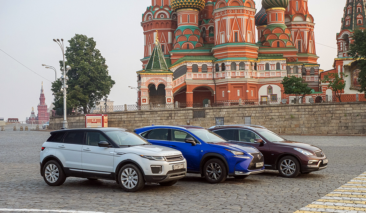 Большой тест: Infiniti QX50, Lexus NX, Range Rover Evoque