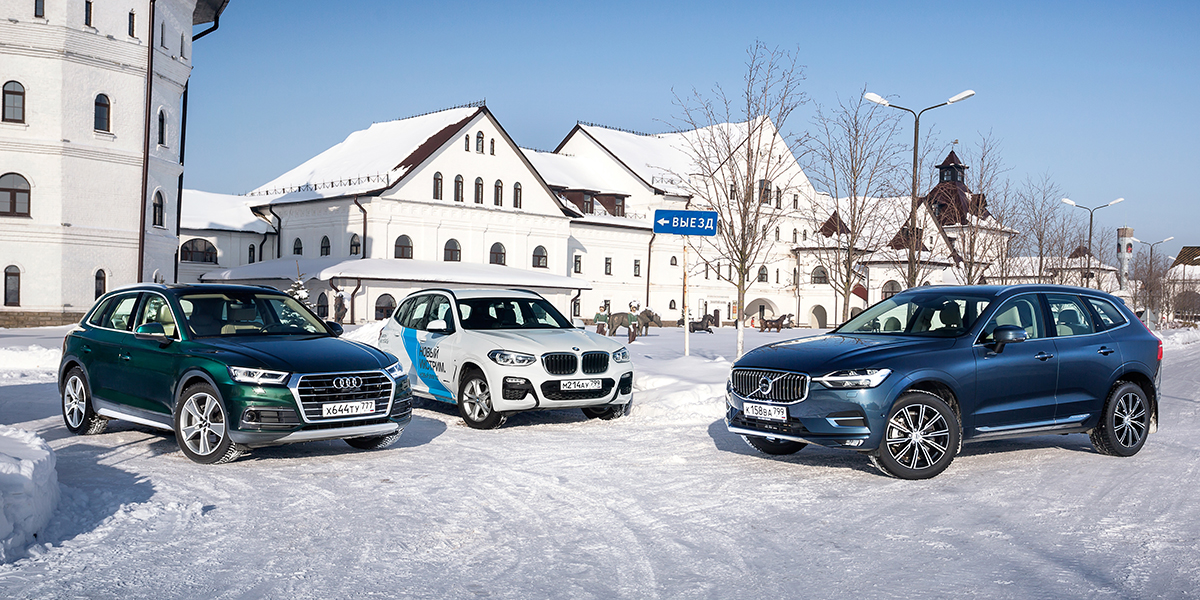 Большой тест: Audi Q5, BMW X3, Volvo XC60