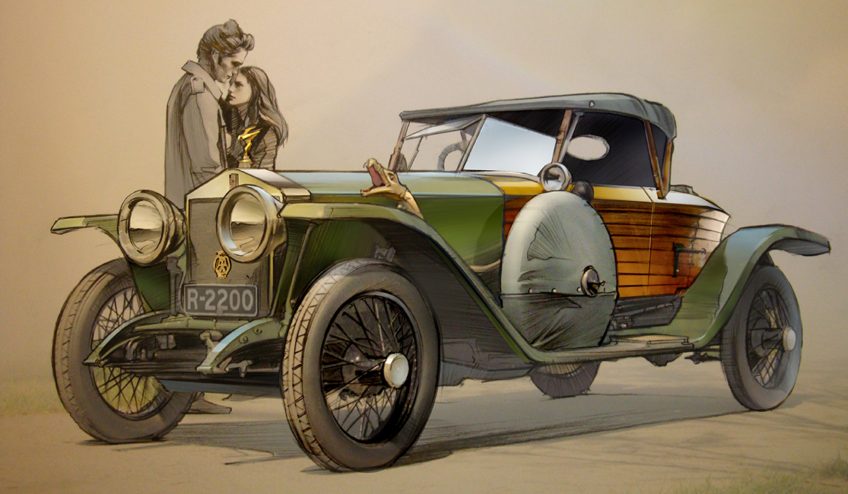 Rolls-Royce Silver Ghost Shapiro-Schebera Skiff (1919) | Контрафакт