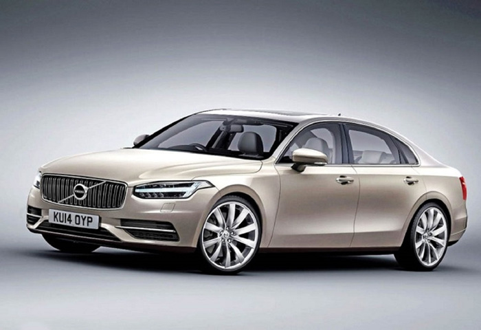 рендер будущего Volvo S90