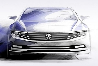 Скетч Volkswagen Passat B8