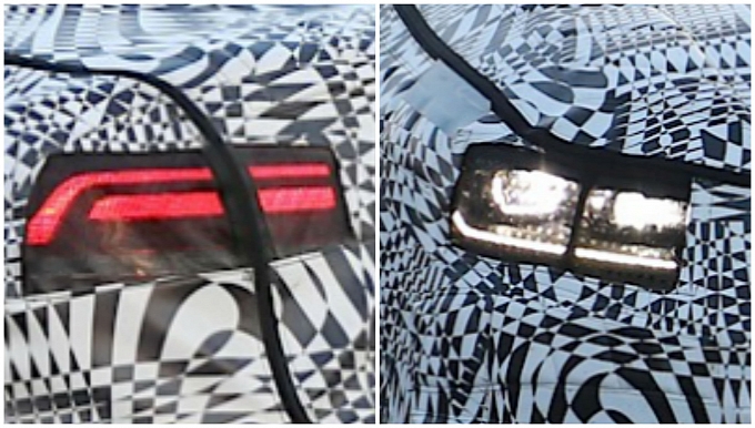 Передняя оптика напоминает семейство Golf, задние фонари напоминают дизайн Audi