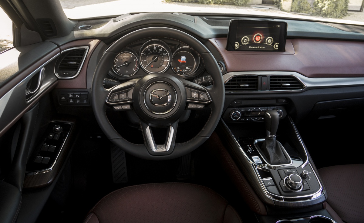 Полноразмерный кроссовер Mazda CX-9 дебютировал в Лос-Анджелесе с новым турбомотором