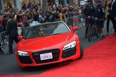 Роберт Дауни прибыл на Audi R8 Spyder