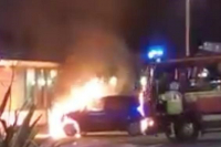 Еще один Opel воспламенился: мать с дочерью едва не сгорели заживо (видео)