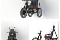 Российские инженеры разработали трицикл для инвалидов