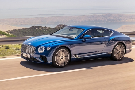 Третье поколение Bentley Continental GT появится в России в августе