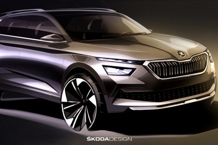 SKODA KAMIQ: первые эскизы нового кроссовера
