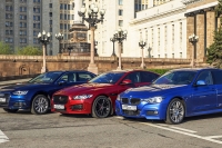 Большой тест: BMW 3 Series, Jaguar XE, Audi A4