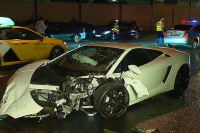 Азербайджанец на Lamborghini пошел на таран в центре Москвы