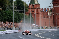Scuderia Ferrari «поцеловала» московскую трассу