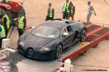 Редкий Bugatti главаря наркомафии пустят под пресс